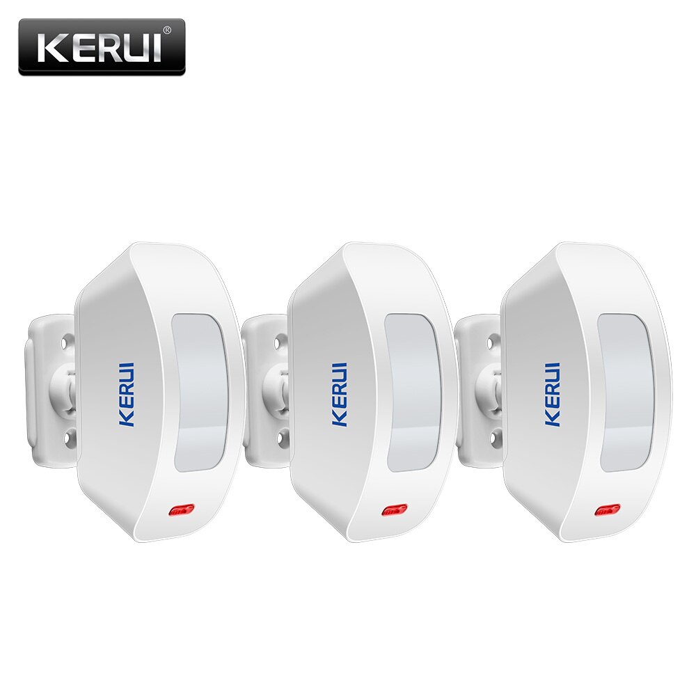 KERUI-cortina de ventana inalámbrica P817, Sensor Detector de movimiento PIR para sistema de alarma de casa, 433Mhz, para sistema de alarma K52 W18 G18 W20: kit 1