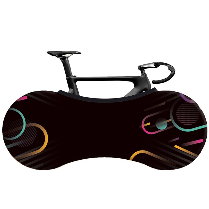 Cubierta de Interior para bicicleta de montaña, tela elástica de , 26-28 pulgadas, cubierta antipolvo, protección de neumáticos, almacenamiento de accesorios para bicicleta: 6
