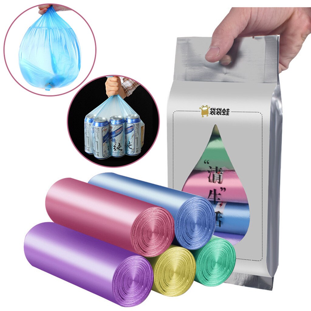 150pcs Thicken Disposable Garbage Trash Cans Wastebaskets Waste Bags Pet Dog Cat Waste Poop Bags Clean Up Refill Garbage Bag*5