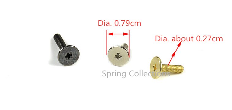 5set grommet eyelet Zinc Alloy Grommet Eyelet with Screw for Bag Clothing Accessories