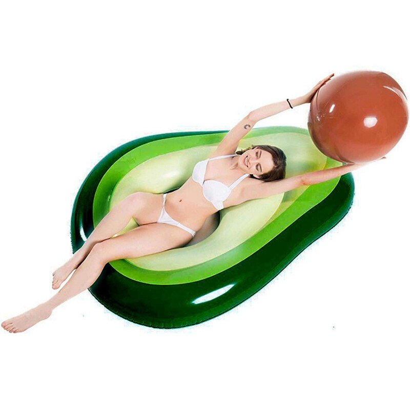 Gonflable D'avocat Piscine Flotteur Bouée avec Boule D'eau Amusant Grande Exploser Fête De Plage D'été Jouets Radeau pour Enfants Adultes