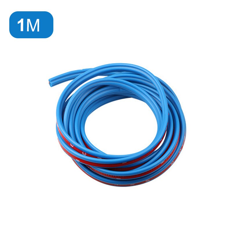 Autodeur rubberen afdichtingsstrips, auto dubbele laag afdichtingsstickers voor deur, kofferbak, auto-isolatie, tochtstrip, motorkap rubberen afdichtingsstrip: Bc-blauw  -1m