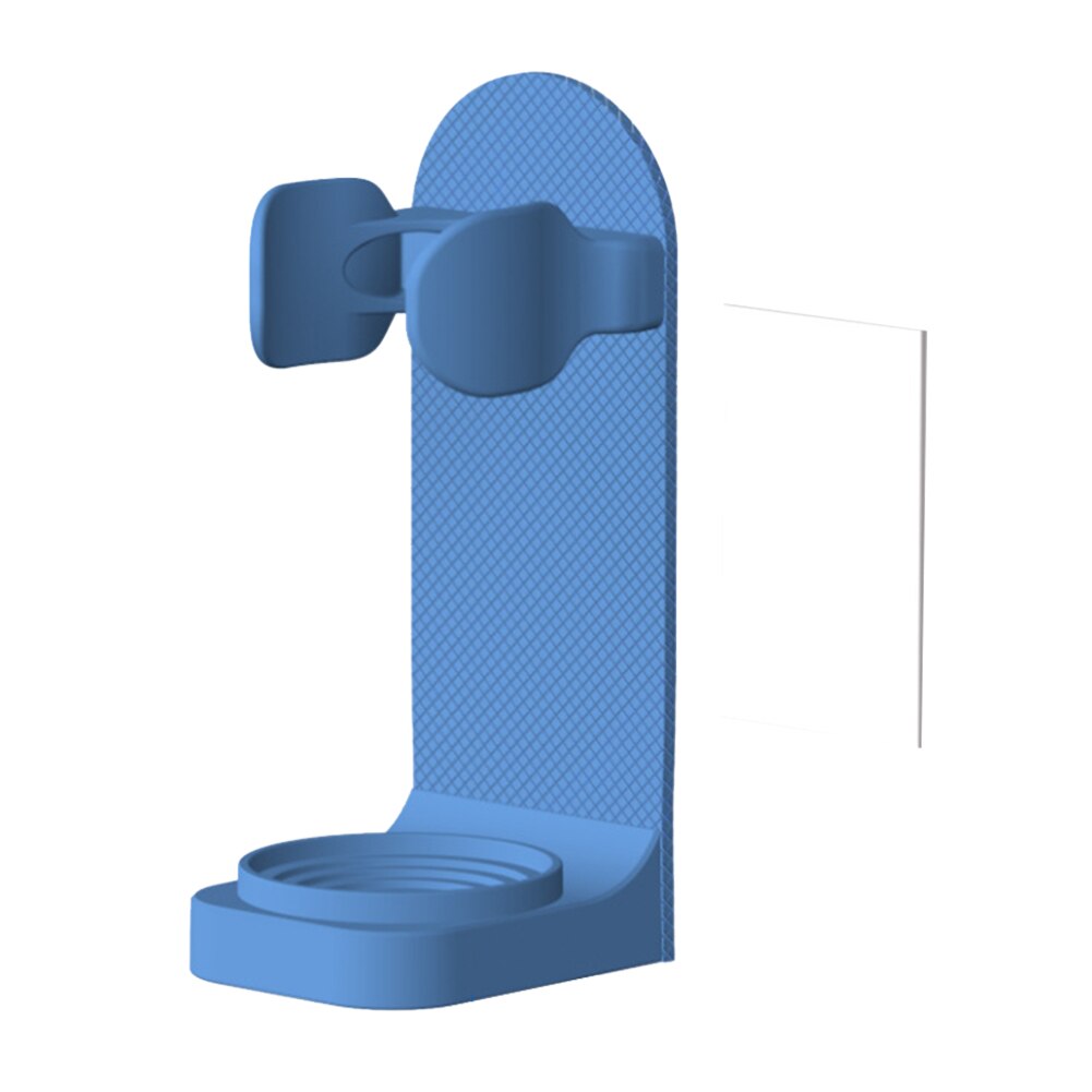 Electric Toothbrush Holder Wall-Mounted Bathroom Space Saving Traceless Toothbrush Organizer Stand Adhesive Rack Accessories: Blue