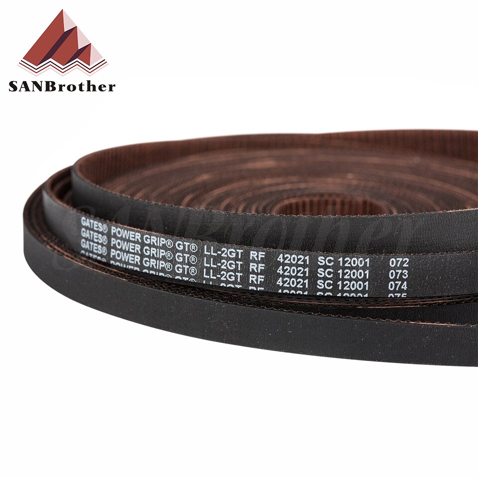 GATES-LL-2GT 2GT belt synchronous belt GT2 Timing belt Width 6MM 9MM wear resistant for Ender3 cr10 Anet 3D Printer