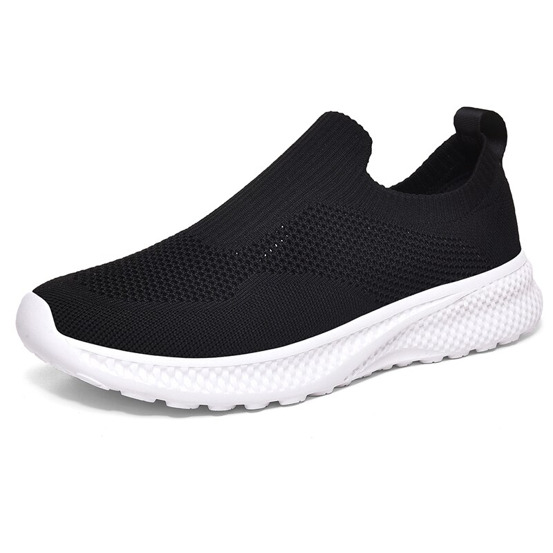 Hommes Tennis chaussures sans lacet Jogging Sport chaussure homme baskets respirant antidérapant Fitness entraînement chaussures