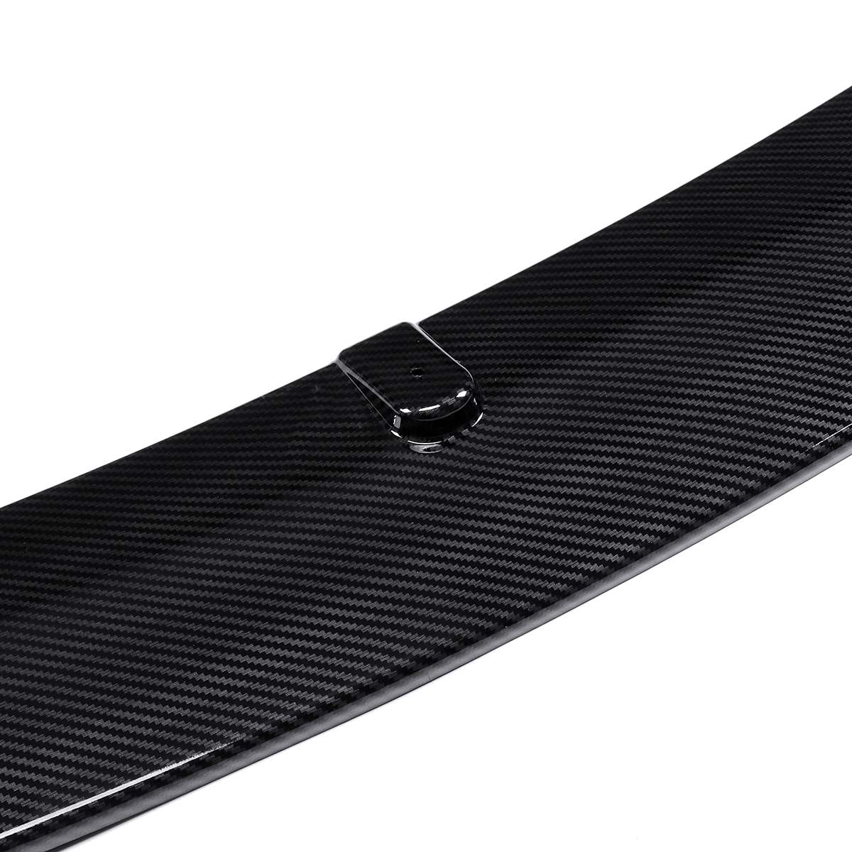 Carbon Fiber Look / Black 3pcs Car Front Lower Bumper Lip Spoiler Body Kit For Honda For Civic Sedan 4Dr