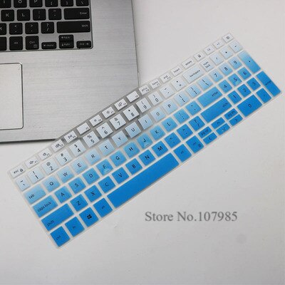 Für 15,6 "Dell Inspiron 15 5000 passen15 5590 5593 5598 7000 7590 7591 5584 1050 1650 15 zoll Laptop tastatur Abdeckung Haut Schutz: GradualBlue