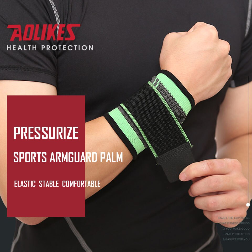 3D Weaving Pressurized Straps Fitness Wristband Gym Powerlifting Wrist Support Brace Bandage Hand Wraps