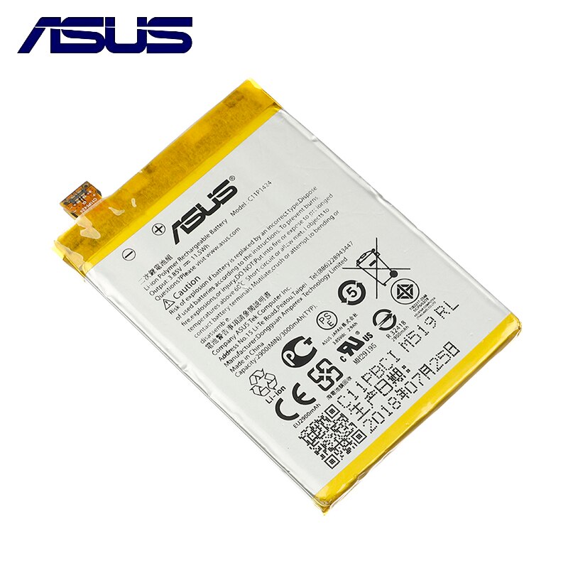 ASUS C11P1424 Original Battery For Asus ZenFone 2 Z008D ZE551ML ZE550ML Z00AD ZenFone2 5.5inch 3000mAh