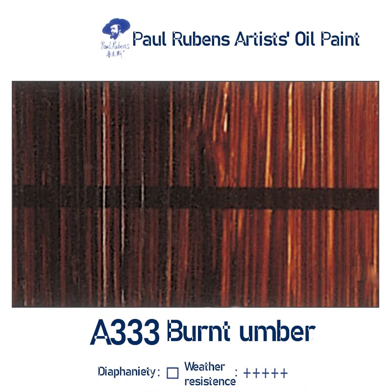 Paul Rubens 40Ml Professionele Olie Verf Buizen Art Leverancier Een Serie Canvas Pigment Voor Artist En Schilder: Burnt umber