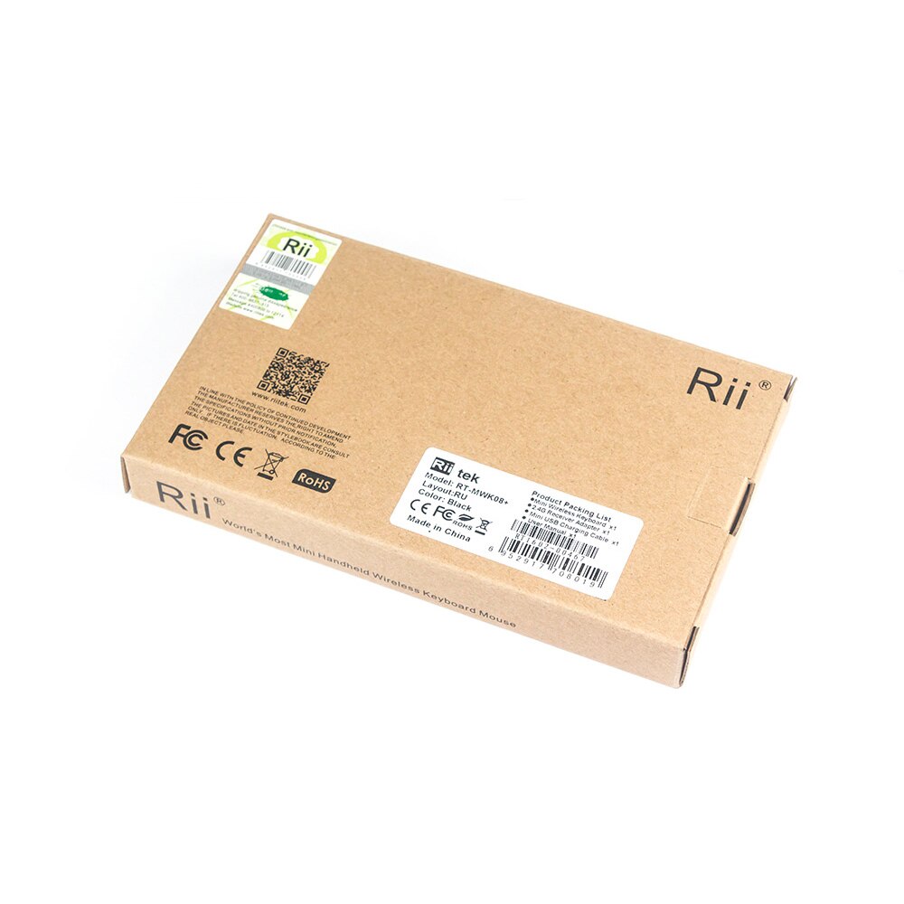 Beleuchtete Tastatur Mini Rii i8 + 2,4 Ghz kabellos-Luft Maus Englisch/Hebräisch/Russisch/Spanisch Tastatur Fernbedienung für TV Kasten PC