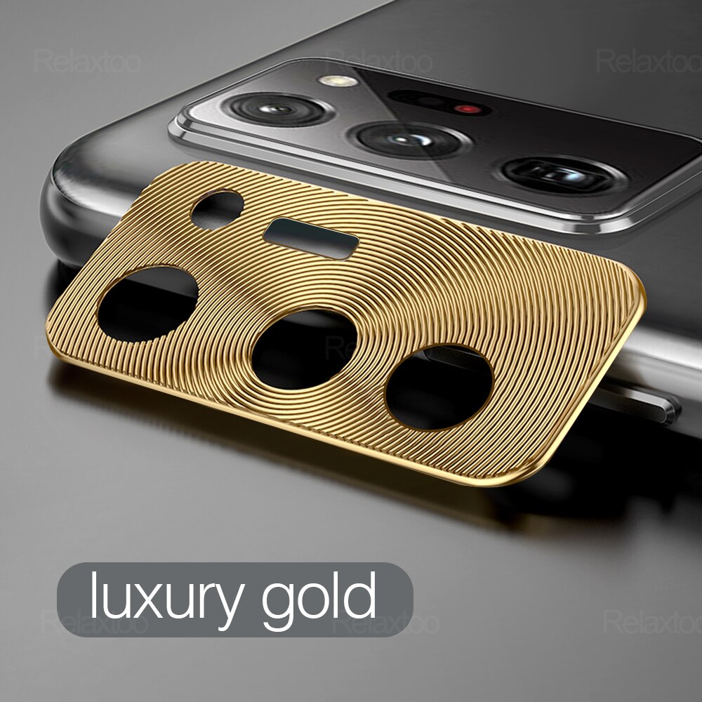 Osłona kamery na gelaxi nie 20 ultra obudowa metalowa osłona pierścienia ochronnego do samsung galaxy not20 note20 uwaga 20 ultra okładka: note 20 / Gold