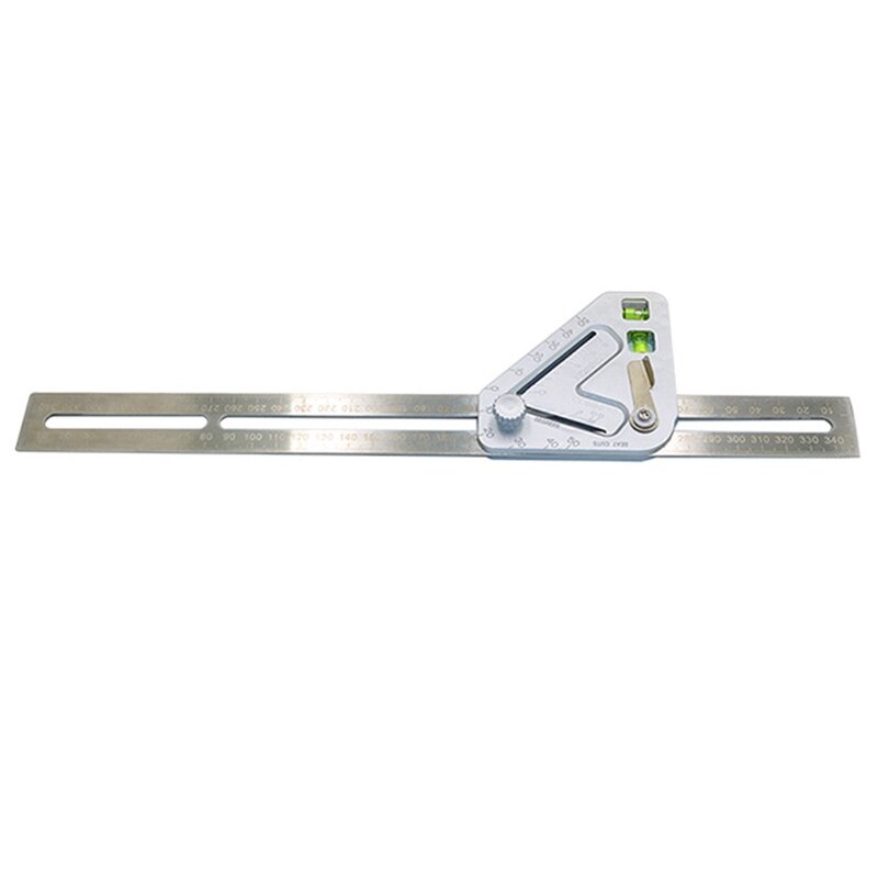 Multi-Functional Carpenter Triangle Ruler Carpenter Measuring Tool Triangle Ruler Level Protractor: Default Title