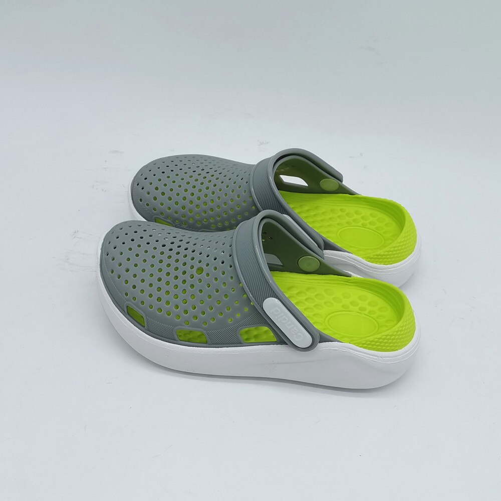 Goede Zomer Kids Jongens Croc Slippers Strand Schoenen Voor Jongen Mannelijke Kinderen Maat Eu 30-35 Ons 11-3: GREEN GRAY / 31