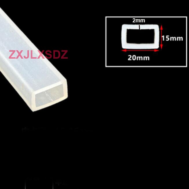 Silicone square tube sleeve high temperature resistant package profile hollow square tube silicone square sealing strip: Type 9