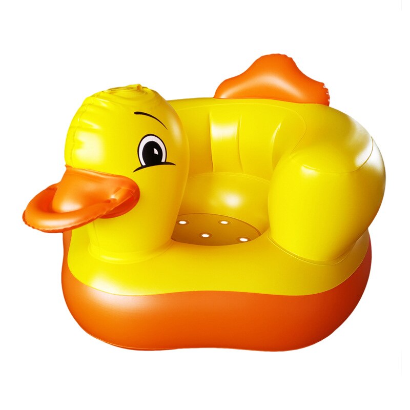 Asientos de bebé, sofá, silla de alimentación, asiento de Puff, cama infantil, nido de pato amarillo, sillón inflable para niños, cojín para sentarse