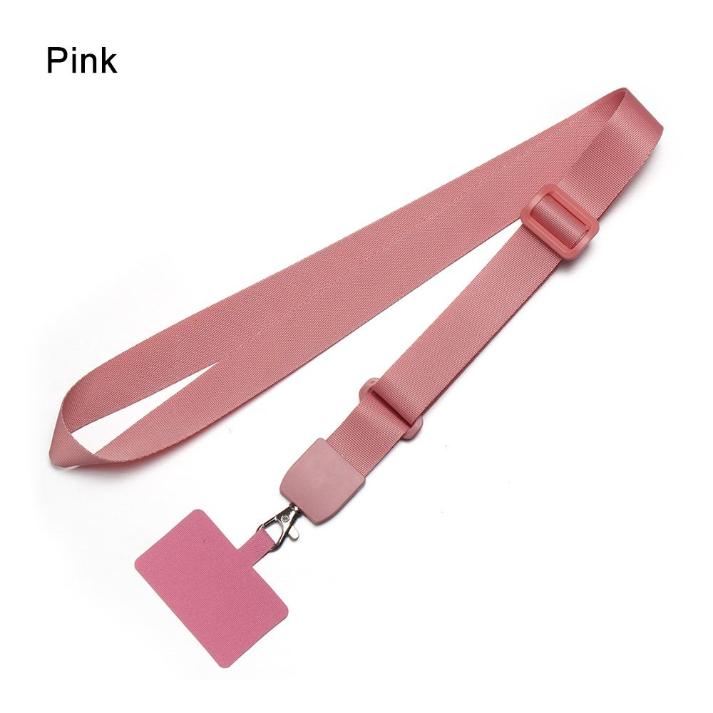 Neck Strap Lanyard for Mobile Phone Rope Anti-lost Keys Mobile Phone Straps Holder Neck Strap Hang Rope Lanyard Patch Card: black