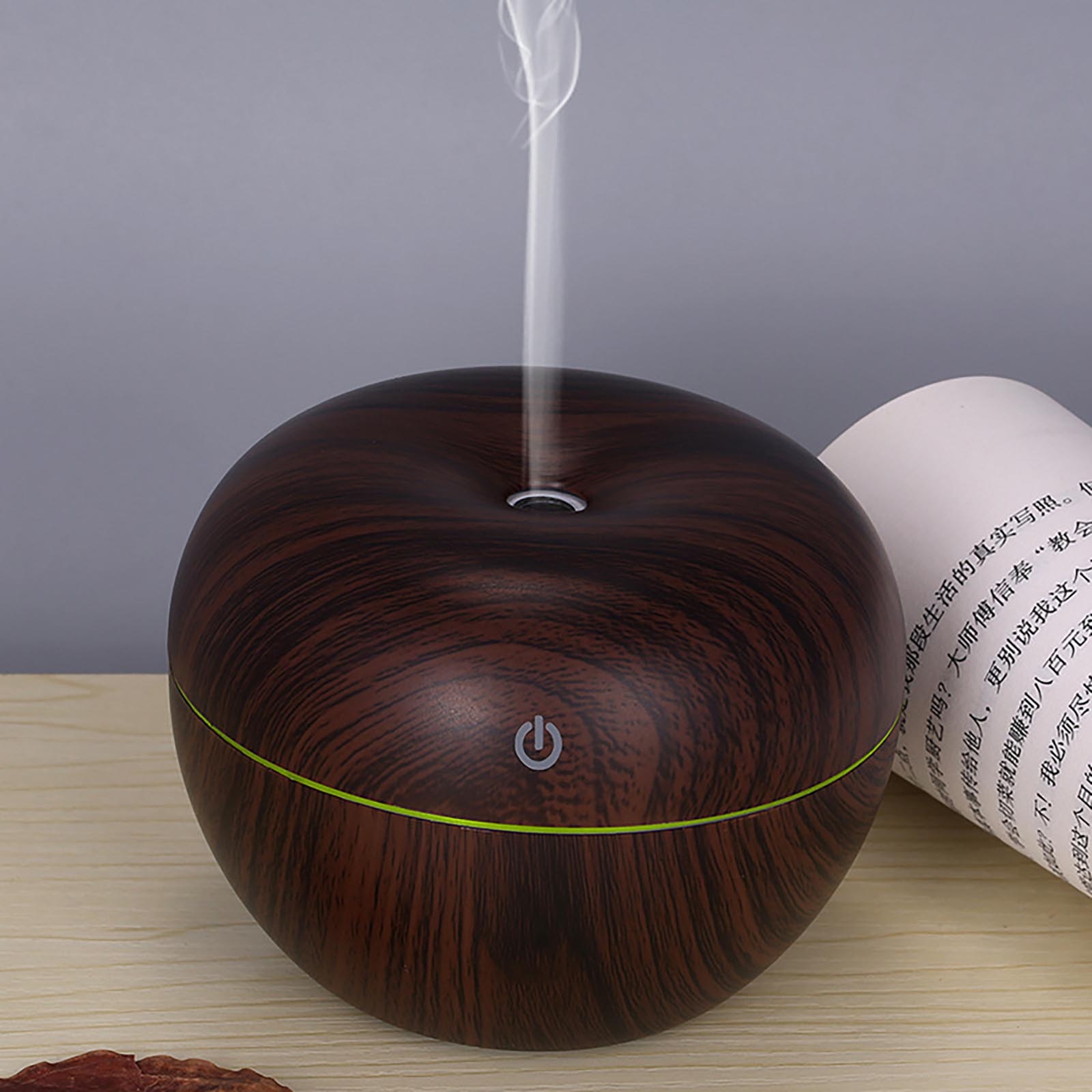 1pc Wood Grain Air Humidifier Mute Aroma Diffuser Bedroom Aroma Diffuser Office Aromadiffusor Mini Oil Diffuser Mist Maker