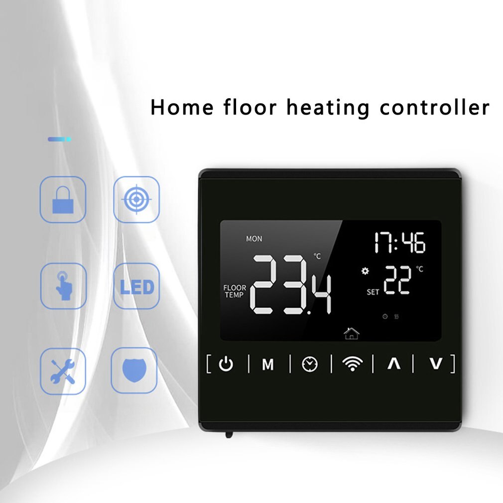 Wifi Thermostat Digital Temperature Controller APP Control Electric Floor Heating Thermostat for Gas Boiler Temperature Control