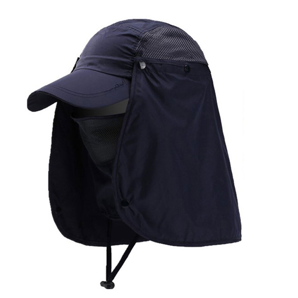 A0NIJIE Outdoor Sun Hat UV Protection Ear Flap Neck Cover Fishing Hunting Hiking Cap Unisex Leisure Hat: NO.1