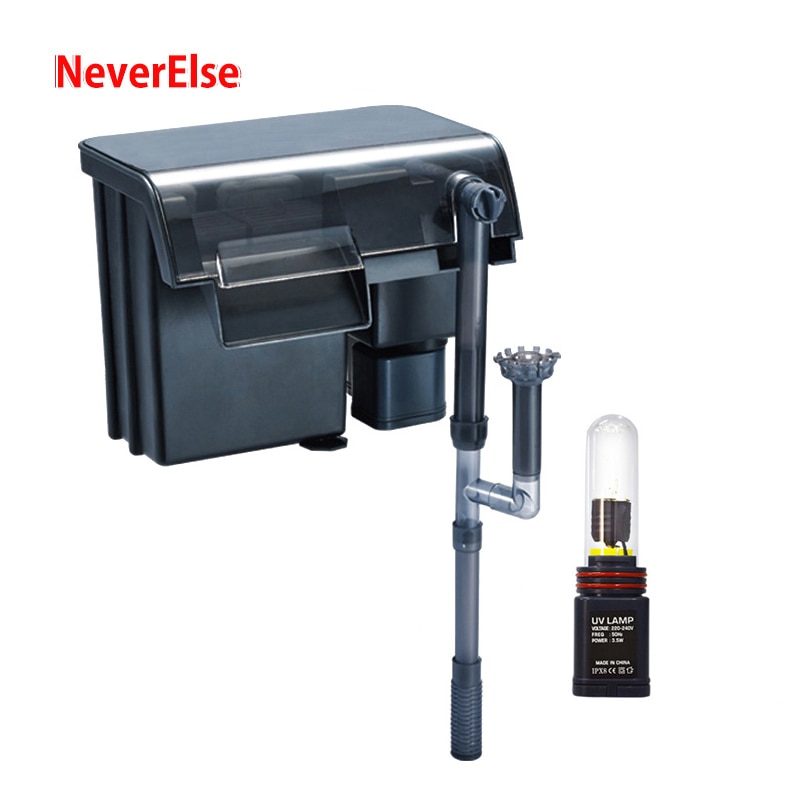 Pompe à filtre UV pour Aquarium externe 4 en 1, filtre de Circulation d'eau, stérilisateur UV, écumoire d'huile/augmente l'oxygène pour accrocher un Aquarium
