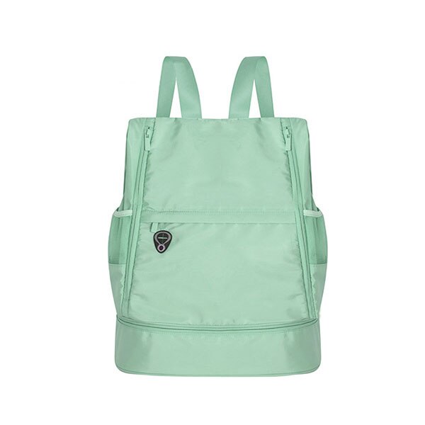 Mochila de alta capacidad, zapatos portátiles independientes, bolsa de almacenamiento de ropa, bolsa organizadora de viaje para mujer, accesorios deportivos para Fitness: Style B Green