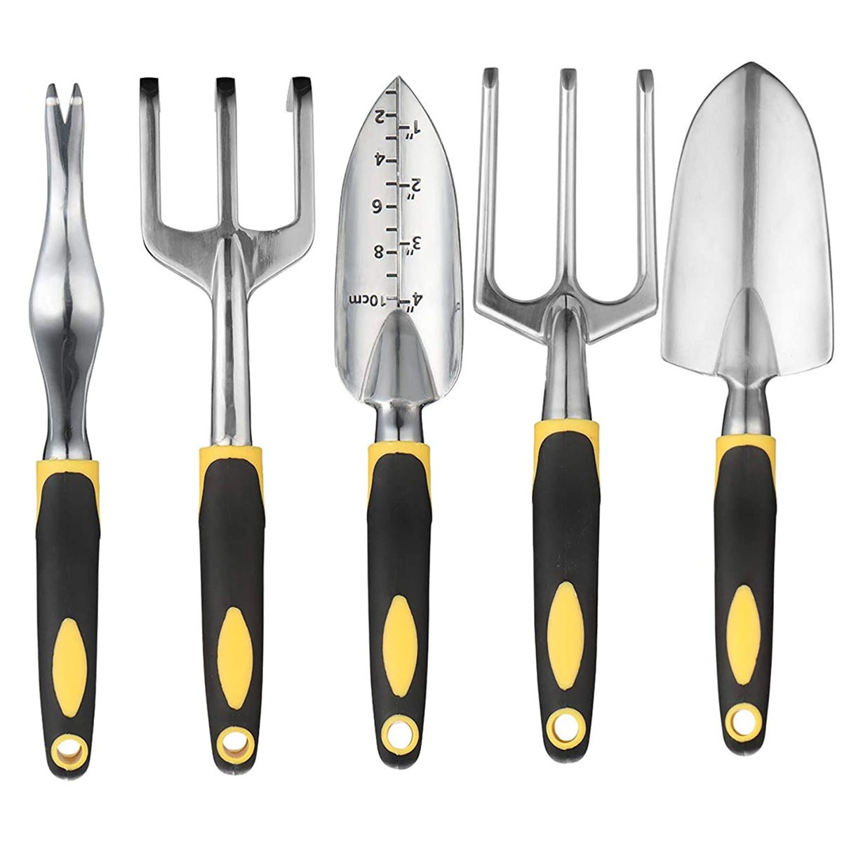 Garden Tool Set Stainless Steel Hand Tool Gardening Kit Include Hand Trowel Transplant Trowel And Cultivator Hand Rake