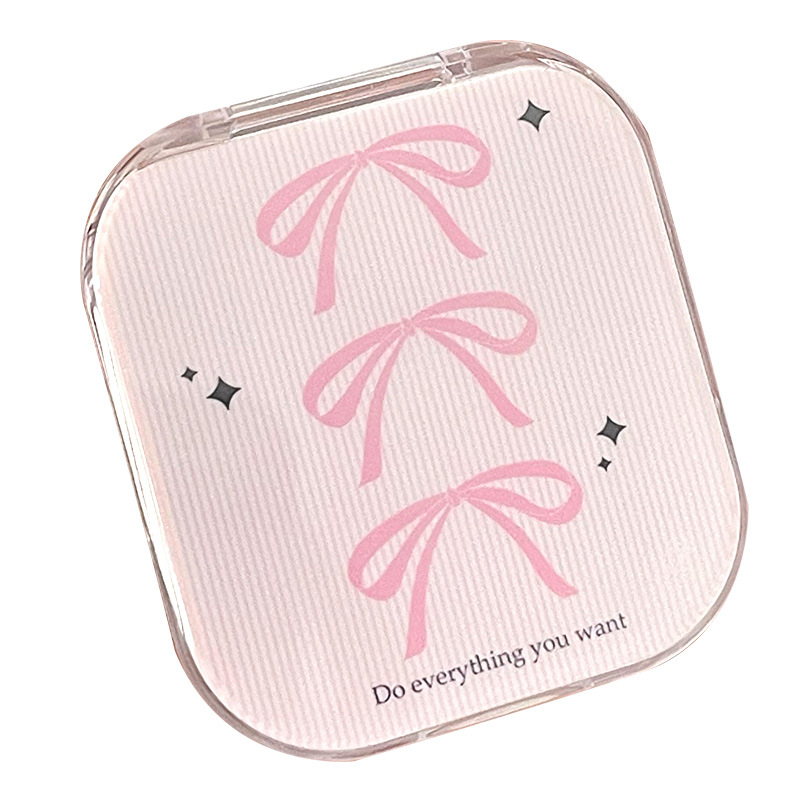 Strik Knoop Konijn Lens Container Vrouwen Ins Contacten Lens Case Mannen Kleur Contactlenzen Opbergdoos Draagbare Reisset