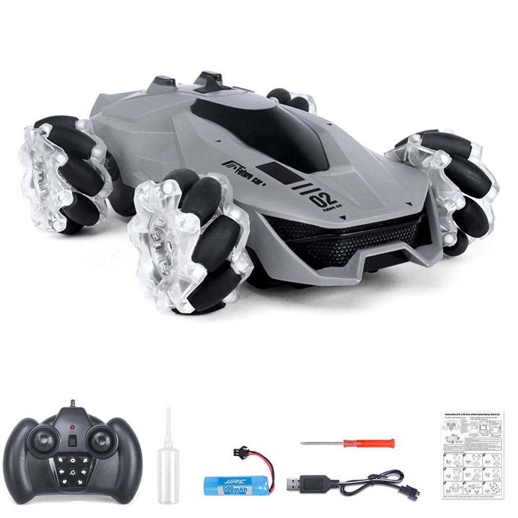 JJRC Q92 1:24 2,4G 4WD 360 Grad kippen Simulation sprühen Nacht Blendung Wirkung Reifen Dynamische Klang Wirkung RC Kunststück Auto Modelle spielzeug: Ursprünglich Titel