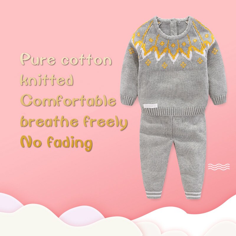 A thick cotton sweater