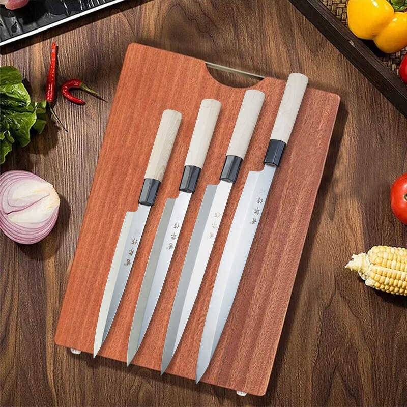 Japanese Chef Knife Sashimi Knife Sushi Cooking Knife Sharp Blade Stainless Steel Kitchen Knife Cooking Knife