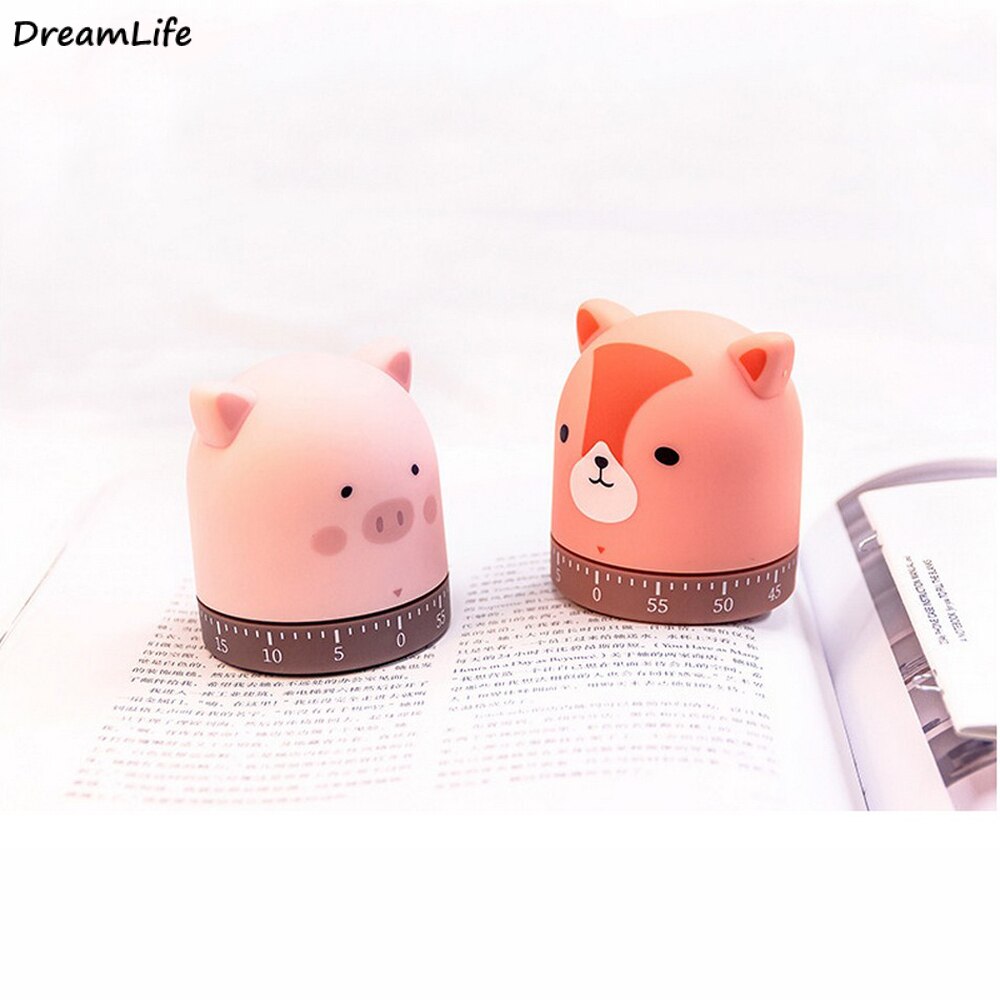 Kookwekker Koken Herinnering Student Huishoudelijke Wekker Mechanische Uurwerk Creatieve Animal Zoo Cartoon Soep Timer