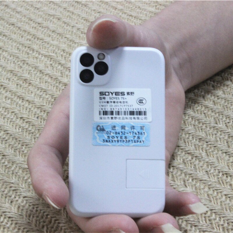 Original SOYES 7S+ Cellphone GSM 850/900/1800/1900 Students Smallst Backup Pocket Portable Mobile Phone PK H3 R11 7S 6S