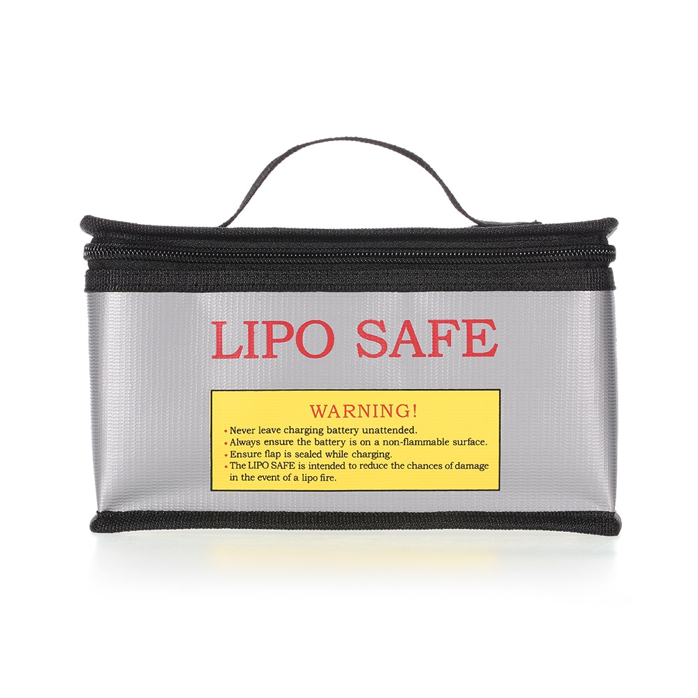RC LiPo Battery Safety Bag - 22x16x12cm - Glass Fiber - Fireproof Charging Guard