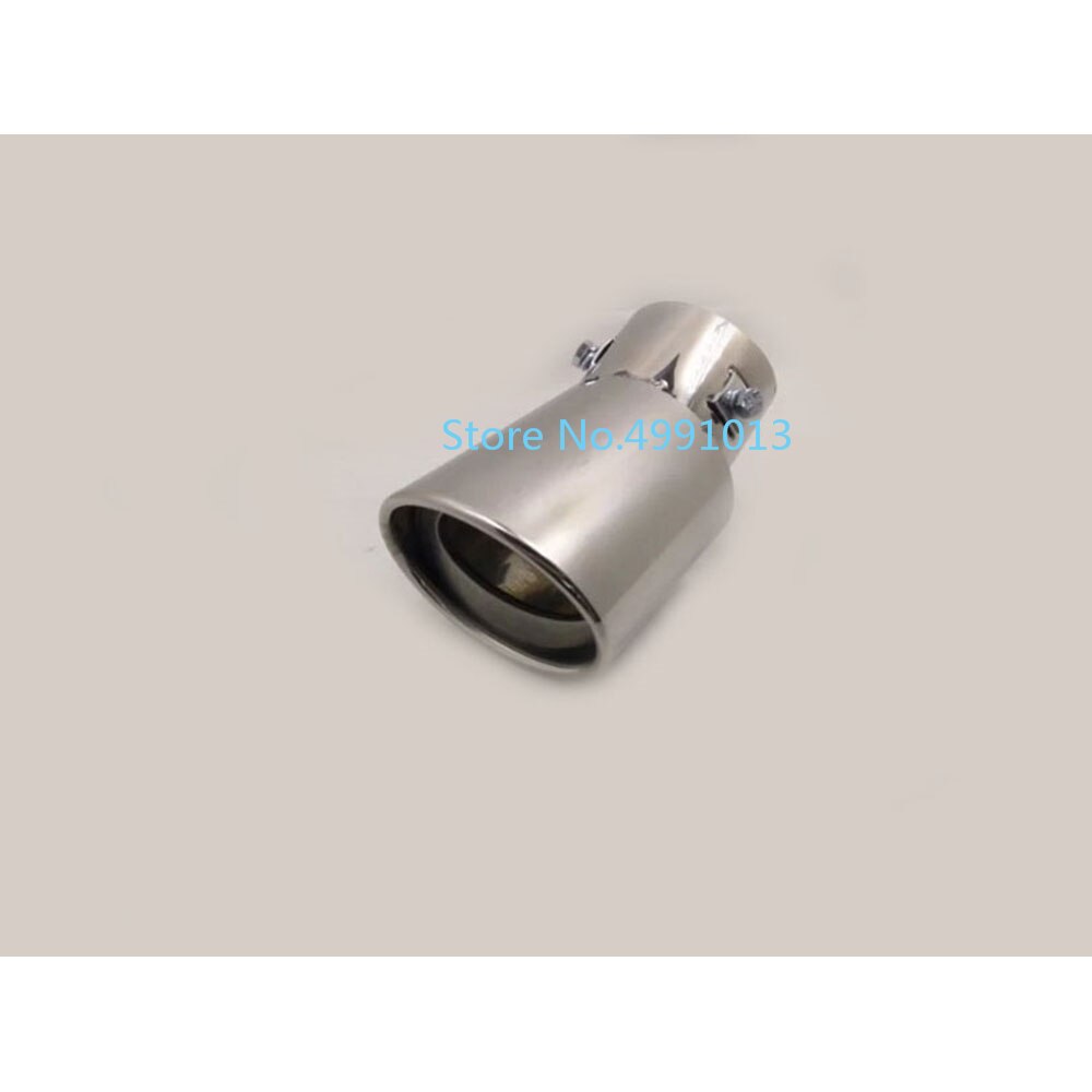 Car cover stainless steel muffler exterior end pipe dedicate exhaust tip tail outlet ornament For Honda Fit jazz