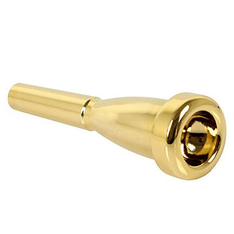 1 boquilla de trompeta 5C, boquilla de trompeta de Metal de tamaño 5C de color dorado de moscada para Yamaha o Bach Conn y King trompeta C