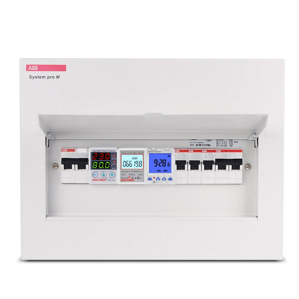 Super Big LCD Display Backlight Digital Weekly Programmer Universal 220V 110V Input 1NO + 1NC Cycle Time Controller DIN Rail