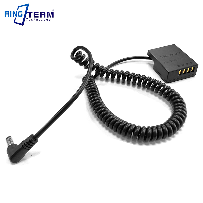 W126S CP-W126 DC Coupler Connector Coiled Cable DC5521 for Fujifim Camera X-T3 T2 T1 A1 A2 A3 E1 E2 Pro1 Pro2 T10 HS33 HS35 HS50