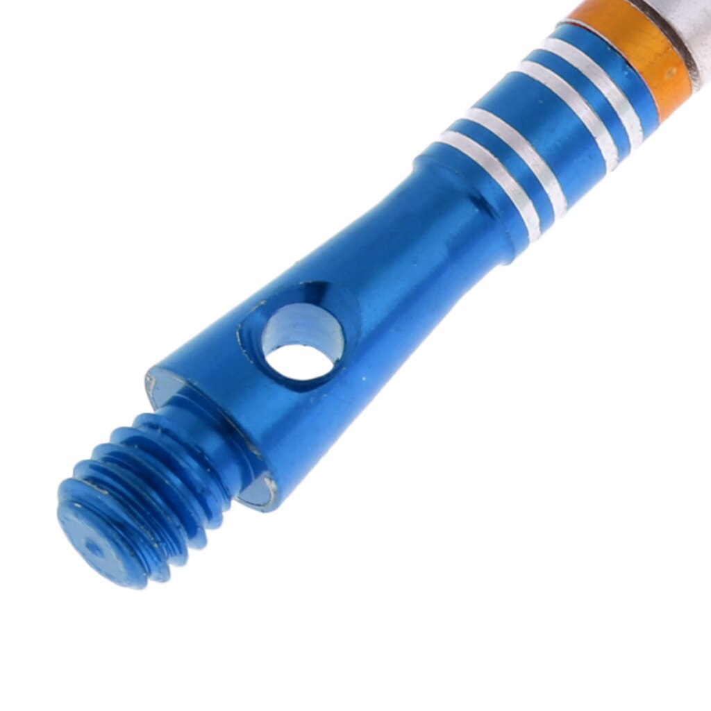 360 ° roterende medium dartaksel stilk letvægts aluminiumslegering dart tilbehør rød / blå / sort