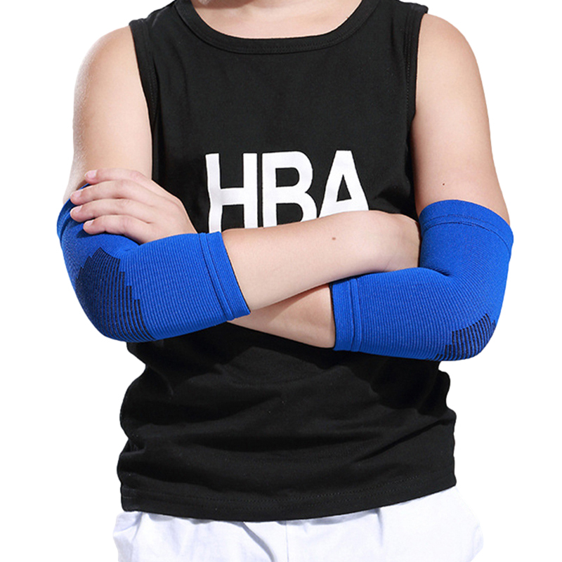 1 par de rodilleras deportivas para niños, coderas, muñequeras, tobilleras, rodilleras para niños y niñas, para deportes de baloncesto y voleibol: S / Blanco