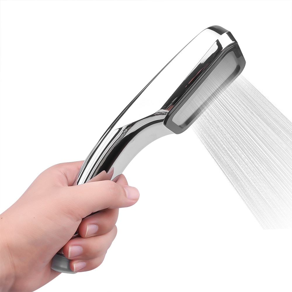 300 Holes High Pressure Shower Head Water Saving Filter Spray Nozzle Bathroom Water Booster Showerhead