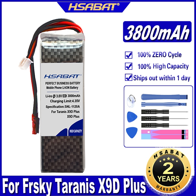 Hsabat X9D Plus 3800Mah Lipo Batterij Voor Frsky Taranis X9D Plus Zender Speelgoed Accessoires 2S Batterijen
