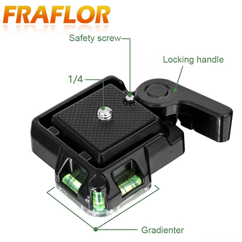 Quick Seat+Quick Release Plate Assembly Platform Mount Base Camera Tripod Base Monopod Head Flash Light Stand Mount For SRL