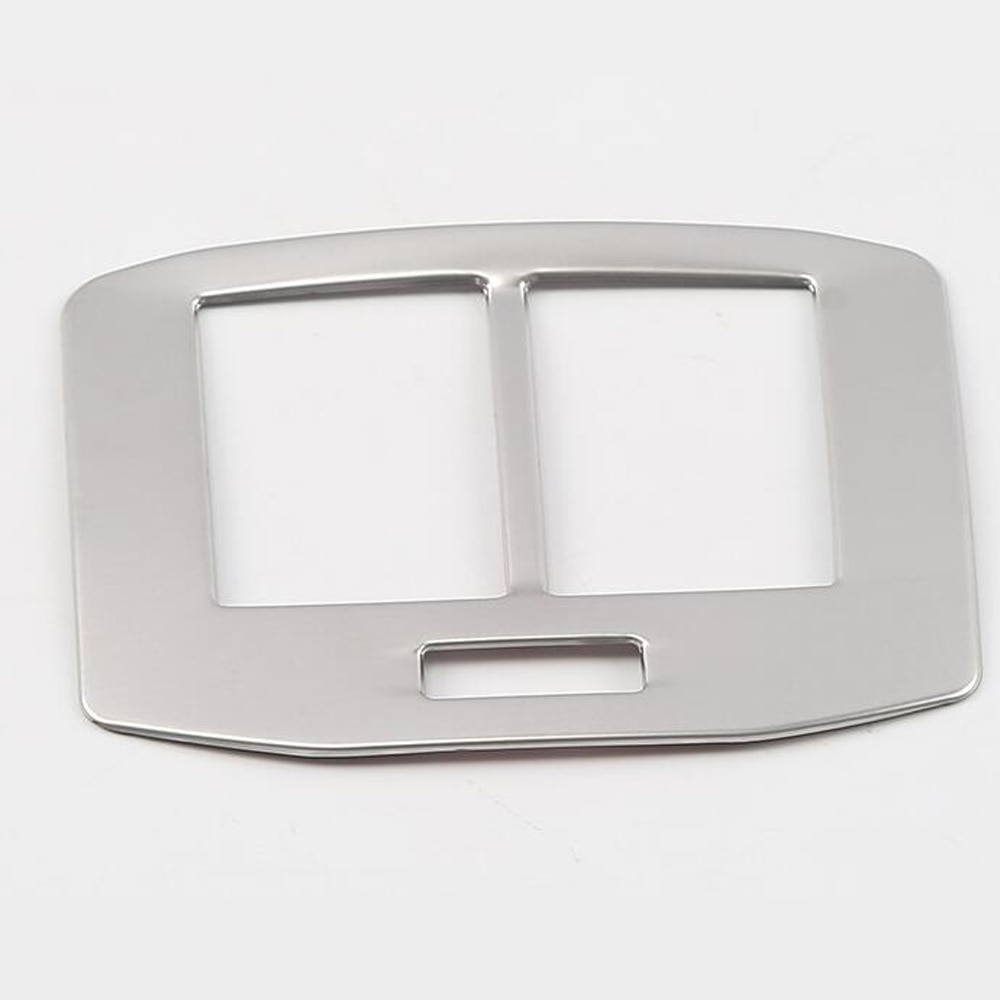 Para Volkswagen t-roc TROC , accesorios, reposabrazos Interior, rejilla de ventilación trasera, cubierta de acero inoxidable, Panel DE SALIDA AC embellecedor