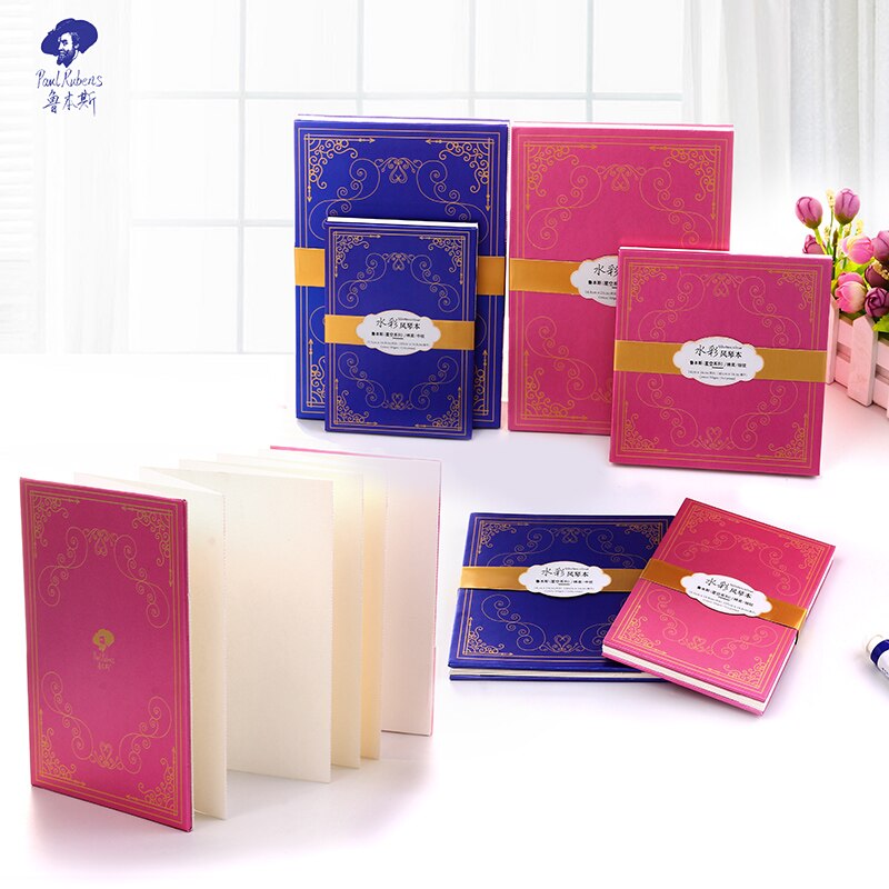 Paolo Rubens carta per acquerello A4 album da disegno pad per pittura taccuino da disegno portatile libri da colorare per adulti forniture d'arte per artista