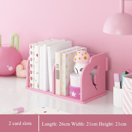 Plast bogreol bordplade bogholder hylde opbevaring organizer fil papir magasin rack organizer bogreol kontor boligartikler: Jeg