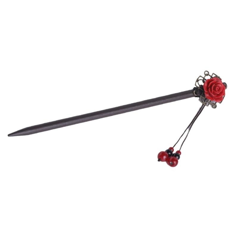 N7YD Antiek Chinese haarpen Haar ornament Traditionele haardecors voor Han -kostuum