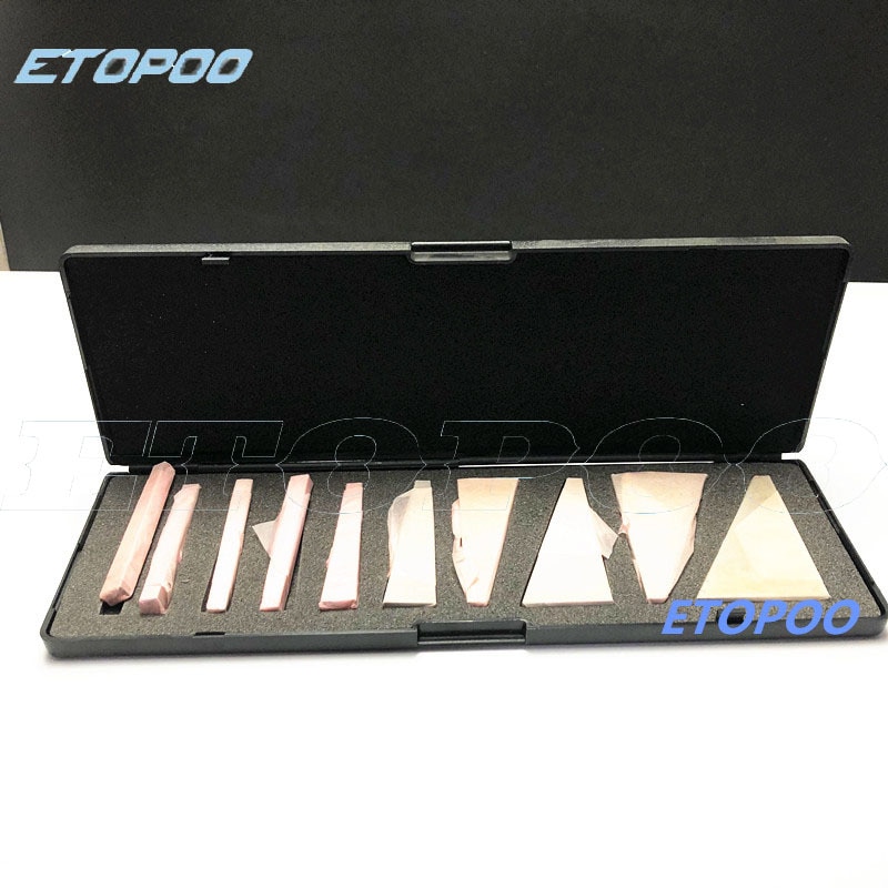 10Pcs 1-30 Degree Precision Ground Durable Angle Block Set With Storage Case For Lathes Milling Machinist Tools angle block gage