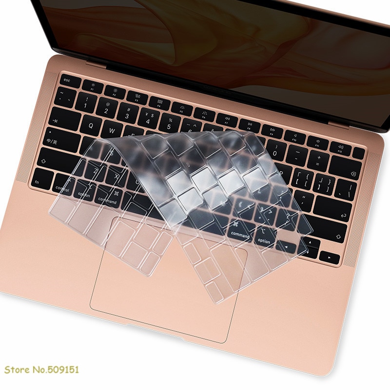 Us Layout Clear Tpu Laptop Toetsenbord Cover Skin Protector Voor Apple Macbook Air 13 Inch Voor Mac Book Air a2179 Met Touch Id