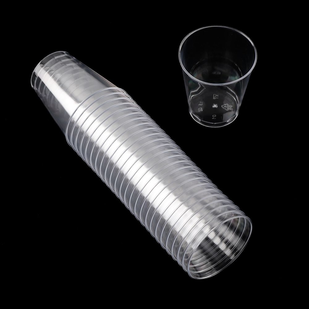 Moule en plastique transparent réutilisable pour dessert au poulet, boîtes à pudding rondes, tasse à muffins pour gâteau Chi, outils de cuisine pour boissons, 50 ml, 90ml